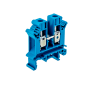 Клемма винтовая проходная, 10 мм², синяя (Изображение 4)