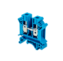 Клемма винтовая проходная, 10 мм², синяя (Изображение 1)