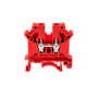 Клемма винтовая проходная, 4 мм², красная (Изображение 2)