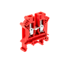 Клемма винтовая проходная, 6 мм², красная (Изображение 2)