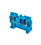 Клемма пружинная проходная, 4 мм², синяя (Изображение 1)