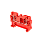Клемма пружинная проходная, 4 мм², красная (Изображение 1)