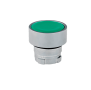 Головка кнопки плоская, зеленый, металл (Изображение 1)