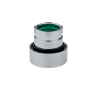 Головка кнопки плоская, зеленый, металл (Изображение 2)