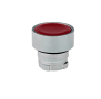 Головка кнопки плоская, красный, металл (Изображение 2)