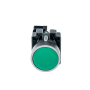 Кнопка плоская зеленая, 1NO, металл (Изображение 5)