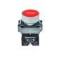 Кнопка плоская, маркировка "stop", 1NC, металл (Изображение 2)
