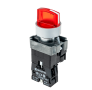 Переключатель с подсветкой, с фиксацией, 24V AC/DC, красный, 2 положения, 1NC (Изображение 1)