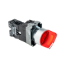 Переключатель с подсветкой, с фиксацией, 24V AC/DC, красный, 2 положения, 1NC (Изображение 3)