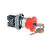 Кнопка грибовидная, возврат поворотом, 1NC красный 40 мм (Изображение 4)