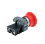 Кнопка грибовидная, возврат поворотом, 1NC красный 40 мм (Изображение 3)