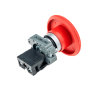 Кнопка грибовидная, возврат поворотом, 1NC красный 60 мм (Изображение 3)