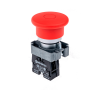 Кнопка грибовидная тяни-толкай, 1NC красный 40 мм (Изображение 1)