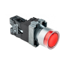 Кнопка с подсветкой красная 24V 1NC (Изображение 3)