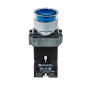Кнопка с подсветкой синяя, 24V 1NO (Изображение 2)