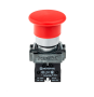 Кнопка грибовидная 1NC без фиксации, красный, 40 мм, металл (Изображение 2)