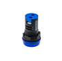 Сигнальная LED лампа, синий, 380V AC IP65 (Изображение 3)