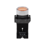Кнопка плоская желтая с подсветкой, 24V AC/DC, 1NO, IP67, металл (Изображение 2)