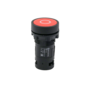 Кнопка плоская красная, маркировка "O", 1NС, IP54, пластик (Изображение 1)