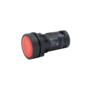 Кнопка плоская красная с фиксацией, 1NO+1NC, IP54, пластик (Изображение 2)