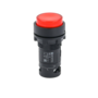 Кнопка красная выступающая с подсветкой, 1NС, 24V AC/DC, IP54, пластик (Изображение 1)
