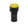 Кнопка желтая выступающая с подсветкой, 1NO,  24V AC/DC, IP54, пластик (Изображение 2)
