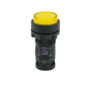 Кнопка желтая выступающая с подсветкой, 1NO, 220V AC, IP54, пластик (Изображение 2)