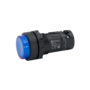 Кнопка синяя выступающая с подсветкой, 1NO, 24V AC/DC, IP54, пластик (Изображение 2)