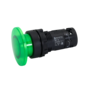 Кнопка грибовидная зеленая с подсветкой, Ø40 мм, 1NO, 24V AC/DC, IP54, пластик (Изображение 2)