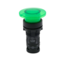 Кнопка грибовидная зеленая с подсветкой, Ø40 мм, 1NO, 220V AC, IP54, пластик (Изображение 2)