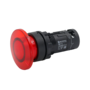Кнопка грибовидная красная с подсветкой, Ø40 мм, 1NC, 24V AC/DC, IP54, пластик (Изображение 3)