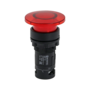Кнопка грибовидная красная с подсветкой, Ø40 мм, 1NC, 220V AC, IP54, пластик (Изображение 1)