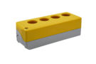 Корпус кнопочного поста, 4 места, желтый, IP67 (Изображение 2)