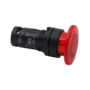 Кнопка грибовидная красная с подсветкой, Ø40 мм, 1NC, 220V AC, IP54, пластик (Изображение 2)