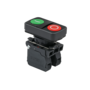 Кнопка двойная плоская, красная/зеленая, маркировка "I+O", 1NO+1NC, IP65, пластик (Изображение 2)
