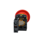 Кнопка грибовидная аварийной остановки с ключом, красная, 40 мм, возврат поворотом с фиксацией, 1NC, IP65, пластик (Изображение 4)