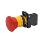 Кнопка грибовидная аварийной остановки, красная, 40 мм, возврат поворотом с фиксацией, 1NC, IP65, пластик (Изображение 2)