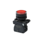 Кнопка красная с подсветкой, 1NС, 24V AC/DC, IP65, пластик (Изображение 1)
