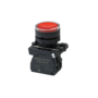 Кнопка красная с подсветкой, 1NС, 220V AC/DC, IP65, пластик (Изображение 1)
