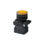 Кнопка желтая с подсветкой, 1NO, 24V AC/DC, IP65, пластик (Изображение 1)