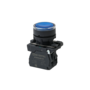 Кнопка синяя с подсветкой, 1NO, 220V AC/DC, IP65, пластик (Изображение 1)