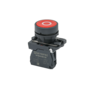 Кнопка плоская красная, маркировка "O", 1NС, IP65, пластик (Изображение 1)
