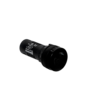 Зуммер без подсветки, 80дБ, черный, 220V AС, IP65, пластик (Изображение 2)