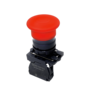 Кнопка грибовидная "тяни-толкай", красная, 40 мм, 1NC, IP65, пластик (Изображение 1)