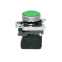 Кнопка плоская зеленая, 1NO, IP65, металл (Изображение 2)