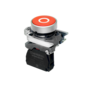 Кнопка плоская красная, маркировка "O", 1NС, IP65, металл (Изображение 1)