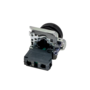 Кнопка черная в кожухе, 1NO, IP66, металл (Изображение 4)