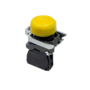 Кнопка желтая в кожухе, 1NO, IP66, металл (Изображение 1)