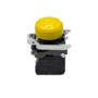 Кнопка желтая в кожухе, 1NO, IP66, металл (Изображение 2)