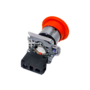 Кнопка грибовидная аварийной остановки, красная, 40 мм, возврат поворотом с фиксацией, 1NC, IP65, металл (Изображение 4)